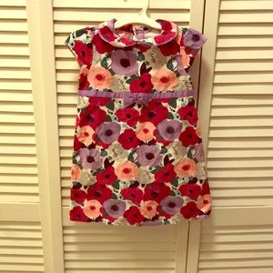 2T Gymboree Toddler Dress Corduroy Floral